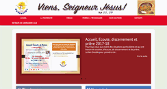 Desktop Screenshot of fraternite-maranatha.com